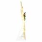 Preview: LED Rentiere 5 Stk. Gold 43 x 18 x 66 cm Stoff LEDs