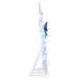 Preview: LED Rentiere 5 Stk. Weiß 43 x 18 x 66 cm Stoff LEDs