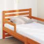 Preview: Bettrahmen mit ausziehbarem Matratze Braun 80 x 200 cm