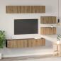 Preview: TV-Schrankset 6 Stk. Artisan-Eiche Holzwerkstoff
