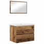 Preview: Badezimmermöbel-Set 3 stk. Altholz 60 x 38,5 x 45 cm