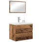 Preview: Badezimmermöbel-Set 3 stk. Altholz 60 x 38,5 x 45 cm