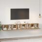 Preview: ARDEBO.de - TV-Schrankset 4 Stk. Artisan-Eiche Holzwerkstoff