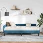 Preview: Eckbettgestell mit Matratze Sonstiges 2 Stk. Blau Samt