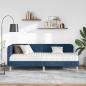Preview: Eckbettgestell Blau 80 x 200 cm Stoff