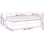 Preview: Eckbettgestell Schwarz 90 x 200 cm Stoff