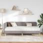 Preview: Eckbettgestell Taupe 100 x 200 cm Stoff