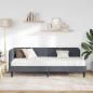 Preview: Eckbettgestell Dunkelgrau 80 x 200 cm Samt