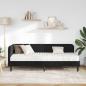 Preview: Eckbettgestell Schwarz 80 x 200 cm Samt