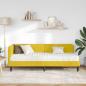 Preview: Eckbettgestell Gelb 80 x 200 cm Samt