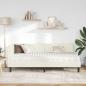 Preview: Eckbettgestell Creme 90 x 190 cm Samt