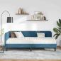 Preview: Eckbettgestell Blau 90 x 200 cm Samt