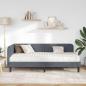 Preview: Eckbettgestell Dunkelgrau 100 x 200 cm Samt