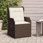 Preview: Gartenbank 2 stk. Braun Poly-Rattan