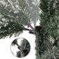 Preview: Künstlicher klappbarer Weihnachtsbaum Grün und Weiß 120 cm