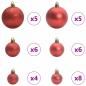 Preview: Künstlicher klappbarer Weihnachtsbaum Grün und Weiß 150 cm