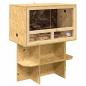 Preview: Terrarium Braun 80 x 50 x 100 cm OSB
