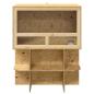 Preview: Terrarium Braun 80 x 50 x 100 cm OSB