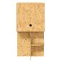 Preview: Terrarium Braun 80 x 50 x 100 cm OSB