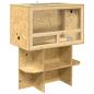 Preview: Terrarium Braun 80 x 50 x 100 cm OSB