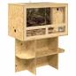 Preview: Terrarium Braun 80 x 50 x 100 cm OSB
