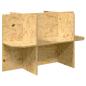 Preview: Terrarium Braun 80 x 50 x 100 cm OSB