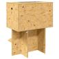 Preview: Terrarium Braun 80 x 50 x 100 cm OSB