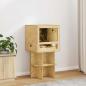 Preview: ARDEBO.de - Terrarium Braun 50 x 50 x 100 cm OSB