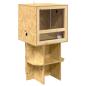 Preview: Terrarium Braun 50 x 50 x 100 cm OSB