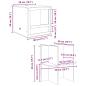 Preview: Terrarium Braun 50 x 50 x 100 cm OSB