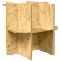 Preview: Terrarium Braun 50 x 50 x 100 cm OSB