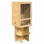 Preview: Terrarium Braun 50 x 50 x 130 cm OSB
