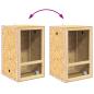 Preview: Terrarium Braun 50 x 50 x 130 cm OSB