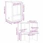 Preview: Terrarium Braun 50 x 50 x 130 cm OSB