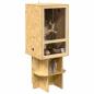 Preview: Terrarium Braun 50 x 50 x 130 cm OSB