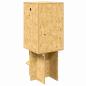 Preview: Terrarium Braun 50 x 50 x 130 cm OSB