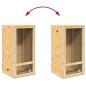 Preview: Terrarium Braun 50 x 50 x 150 cm OSB