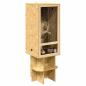 Preview: Terrarium Braun 50 x 50 x 150 cm OSB