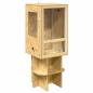 Preview: Terrarium Braun 50 x 50 x 130 cm OSB