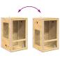 Preview: Terrarium Braun 50 x 50 x 130 cm OSB