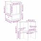Preview: Terrarium Braun 50 x 50 x 130 cm OSB