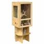 Preview: Terrarium Braun 50 x 50 x 130 cm OSB