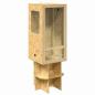 Preview: Terrarium Braun 50 x 50 x 150 cm OSB