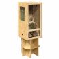 Preview: Terrarium Braun 50 x 50 x 150 cm OSB