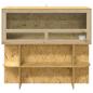 Preview: Terrarium Braun 100 x 40 x 90 cm OSB
