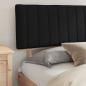 Preview: Bettgestell mit gepolstertem Kopfteil Schwarz 180 x 200 cm