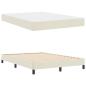 Preview: Bettrahmen mit Matratze Creme 140 x 190 cm Stoff