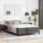 Preview: ARDEBO.de - Bettrahmen mit Matratze Grau 160 x 200 cm Stoff