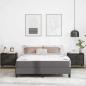 Preview: Bettrahmen mit Matratze Grau 160 x 200 cm Stoff