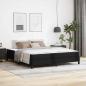 Preview: ARDEBO.de - Bettrahmen mit Matratze Schwarz 180 x 200 cm Stoff